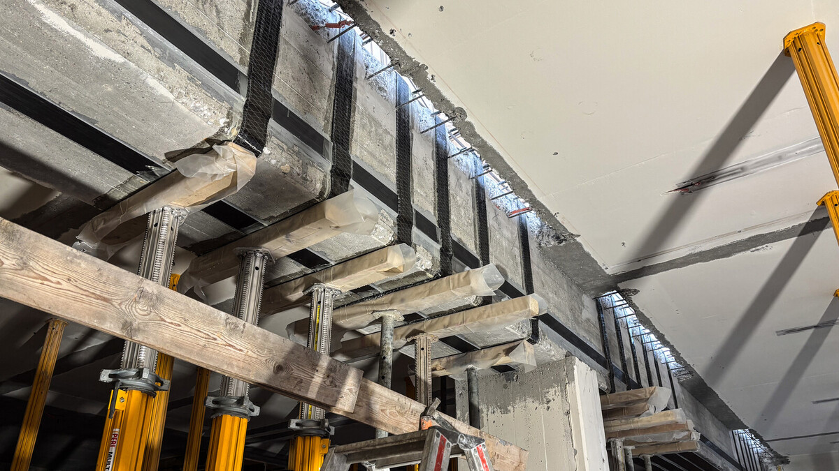 Säker renovering: köpcentret La Tourelle 1
