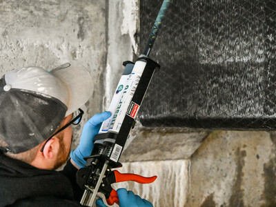 Für das Verkleben der C-Anchor in dS&P ResEP-16 används för att fästa S&P C-Anchor i de borrade hålen.en Bohrlöchern kommt der S&P ResEP-16 zum Einsatz.