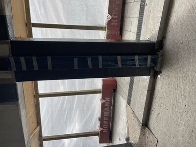 Forstærkning af etablerede søjler i bagvæg