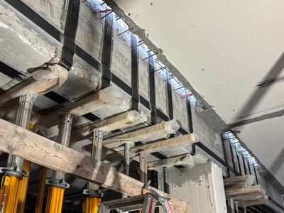 Säker renovering: köpcentret La Tourelle 13